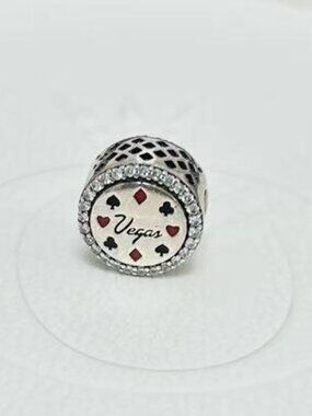 Pandora Vegas Player Double Sided Las Vegas Charm Poker Suits